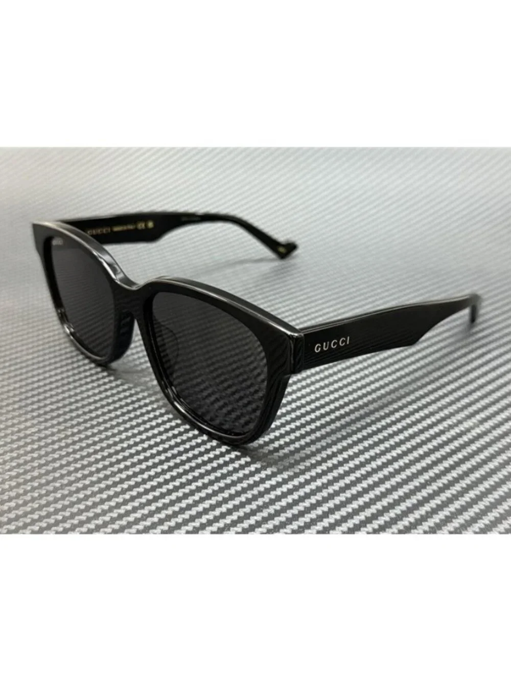 New Gucci Men Black Sunglasses 57-18-145